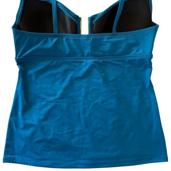 Tommy Bahama Pearl U-Front Tankini Top - Picture 9 of 10